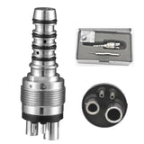 Premium Led Handpiece Couplings 2/4/6 Hole Quick Connectors Adaptors Fit Lab High Speed Handpiece Dentisits Hand Tools Optionals