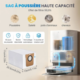 -Accessory For Xiaomi X20+ Robot Vacuum Cleaner Main Side Brush Hepa Filter Mop Cloth Dust Bags Replacement Parts