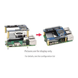 For Raspberry Pi 5/CM5 Poe HAT Power Over Ethernet HAT(H) 5V 5A Support 802.3Af/At Poe Expansion Board For RPI 5/C