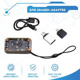 B27B Chameleon V2.0 125Khz 13.56Mhz RFID Smart Chip Reader Emulator+ 16PCS UID/CUID Keychain Cards Decoder Duplicator