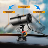 Car Heater Air Cooler Fan 12V 24V 150W Fast Heating Rotatable Defogger Defroster Vehicle Windscreen Demister Fan for Automobile