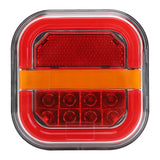 28 LED Stop Marker Lights Trailer Tail Light Waterproof Turn Signal Parking Reversing Brake Lamp for Car Truck Trailer