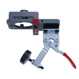 35mm Concealed Hinge Jig Kit Aluminum Cabinet Door Hinges Hole Drilling Jig with Forstner Bit Punch Locator for Woodworking