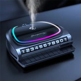 High-End Solar-Powered Car Aromatherapy Ornament Temporary Parking Number Plate Car Perfume Seat New Car Deodorizing Decoration