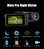Duovox Mate Pro 2K UHD Digital WIFI SLR Camera Infrared Full Color Night Vision for Outdoor Camping with 3 Inch Touch Screen