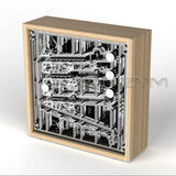 5W  2A Creative Ball Clock Living Room Bedroom Desktop Decoration Artwork Luxury Home Decoration