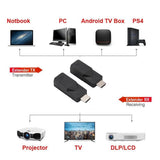 60M Wireless Video Transmitter and Receiver HDMI-Compatible Extender Display Adapter Cable Screen Mirror for Camera PC To TV