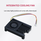 Intergrated Cooling Fan For Raspberry Pi CM5, Heatsink With PWM SpeedRegulated Fan, For Raspberry PI CM5