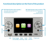 2.8 Inch TFT Color Screen Lossless Audio Decoding Board Module Amplifier Audio Player DC 4.5-5.0V Car FM Radio Module
