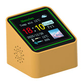 Smart WiFi Digital Clock with Weather with Temperature Humidity Display Date Clock Weather Station for Home Office Desk Decor