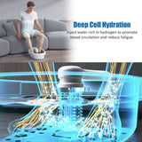 Ionic Detox Foot Bath Massage Machine with Basin Electric Foot Spa Bath Massager Deep Tissue Clean Vibrant Vibration Care Arrays