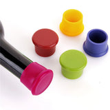 100pcs Silicone Reusable Wine Bottle Caps Beer Sealer Cover
