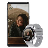 Sports Smartwatch Men Women 1.28 Inch HD Screen BT Calls Information Push Custom Watch Face Multi-sport Modes Heart Rate Monitor