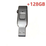 Fingerprint Flash Drive Password Verification Metal OTG Pendrive USB3.0 Type C for PC Phone Lock Thumbdrive Jump USB Disk 64GB