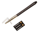 DIY Craft Adjustable Crease Edger  3 in 1 Leather Groover Tool Set (1.0-1.5-2.0mm) for Stitching Leather Groover Tool
