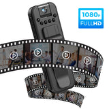 HD 1080P Mini Camera WiFi Infrared Night Vision Police Body Cam with Back Clip Miniature Camcorder Video Surveillance Camcorder