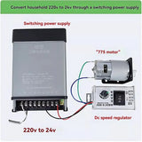 DC 9V-60V PWM DC Motor Speed Controller 20A 1000W Control Speed Forward Reverse Pause Switch DC 9V-60V 775 795 895 Motor