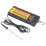 Electric Fence Voltage Tester 8 Neon Lights Maximum 12KV Waterproof Portable Fence Fault Finder for Farms Livestock 2025 New