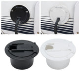 RV Power Cord Hatch Cover Protective Weatherproofing Replacement for Travel Tent Trailer Motorhome Garage