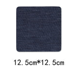 100pcs Denim Patches for Jean Clothing DIY Fabric Iron On Patches Appliques Repair Jeans Pants Elbow Knee Apparel