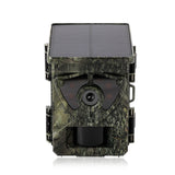 4K 60MP Wifi Solar Powered Wild Trail Camera, Photo Traps with Live View 5200mAh Li-Battery, 120 Degree Wide Angle for Hunting