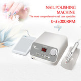 35000 RPM Professional Nail Micromotor Lab Polishing Machine with Brushless Handle GJ-G800 for Nail Polish Gel Jewelry 50w