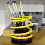 Fashionable Car Shockabsorber Pen Holder Height Adjustable Office Storage Pen Holder Spring Shaped Personalized Gi