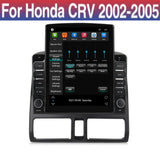 9.7" Vertical Style Tesla Screen Android 14.0 Car Radio For Honda CR-V CRV 2001-2006 Multimedia Player Carplay Navigation GPS