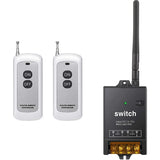 B02B-Remote Control Switch,DC 12V/24V/48V/72V 40A Relay, Wireless RF Switch with 984FT Long Range Remote Switch