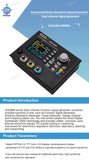JDS2800 15/40/60MHz Digital Dual Channel DDS Function Signal Generator Frequency Meter Counter Sweeper Noise Generator
