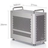 B2Pro Micro ATX Case Full Aluminum Matx Desktop Chassis Computer Fits Matx/Atx/Sfx Power Supply &240 Water Cooling