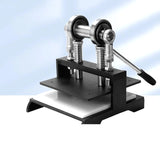 Embossing Plate Die Cutter Heavy-Duty Handmade Leather Cutting Machine,Dual Guide Shafts Die Cut Machine - Various of Materials