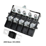 For ANS MIDI 5 Way For Vehicle Accessories 30-200A Car Battery Fuse Block ANG Screw-In Fuse Box Holder