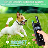 2600FT Remote Dog Shock Training Collar , Electric Dog Training Collar with 4 Training Modes, Vibrating D19T