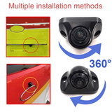 1Set Car AHD Reversing Rear View Camera WDR Night Vision Reversing Parking Camera 360 Degree Rotatable