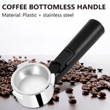 51mm Coffee Portafilter 3 Ears Bottomless Espresso Filter Handle Stainless Steel Coffee Machine Replacement Parts Cafe 2026 New