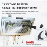 Handheld High-Pressure Steam Cleaner – for Carpet, Sofa & Car Detailing | 3 Bar Professional Multi-Use Steamer
