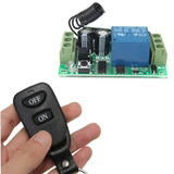 4X Dc 12V 10A 1Ch Wireless Remote Control Switch System Receiver Transmitter 2 Buttons Waterproof Remote 433Mhz