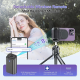 Camera Tripod Adapter Handle Selfie Holder Wireless Shutter 1/4" Tripod Adapter For Iphone 15-13 Pro Max Selfie Vlog