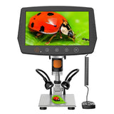 MS3 Pro 9 Inch Biological Microscope 1080 FHD 1500X 12MP Digital Stereo Video Microscope Magnifier for Electronics Soldering