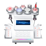 Newest Hot Selling 9 In 1 Vacuum Laser Radio Frequency RF 80K Lipo Slimming Ultrasonic Liposuction Cavitation Machine For Spa
