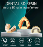 HH High Precision No Heavy Metals B1 B2 Color 3D lab Resin Crown LCD/DLP Printer Resin