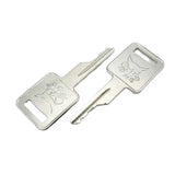2pcs Bobcat key is applicable to S550, s185 skid steer loader, sweeper key, s331 / S160 Excavator parts