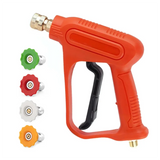 M22-15Mm Adapter& 4 Quick Connect Nozzles With Swivel Pressure Washer Handle Pressure Washer Attachments