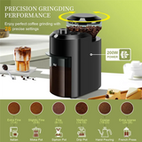 Electric Burr Coffee Grinder 28 Grind Settings For 12 Cups Adjustable Professional Bean Grinder Household Coffee Grinder US