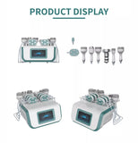 8 in 1 RF Vacuum RF 40K 80K Cavi Slimming Machine With Ice Hammer for Facial Care Lymphatic Drainage Fat Reduction Skin Firming