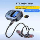 Wireless Transmitter 2 In 1 Wireless Audio Transmitter/Receiver AEC And ANC Technology Long Distance Receiver for Portable