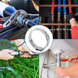185pcs Single Ear Hose Clamps, 5.3-33.1mm Crimp Hose Clamp Assortment Kit 304 Stainless Steel Hose Clamp for Securing Pipe Hoses