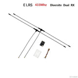 GW-ELRS 433Mhz RX - High-Performance Dual Diversity Receiver With Built-In C3 TCXO For RC FPV Drones
