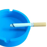 20pcs Round Design Silicone Cigarette Ashtray Heat Resistant